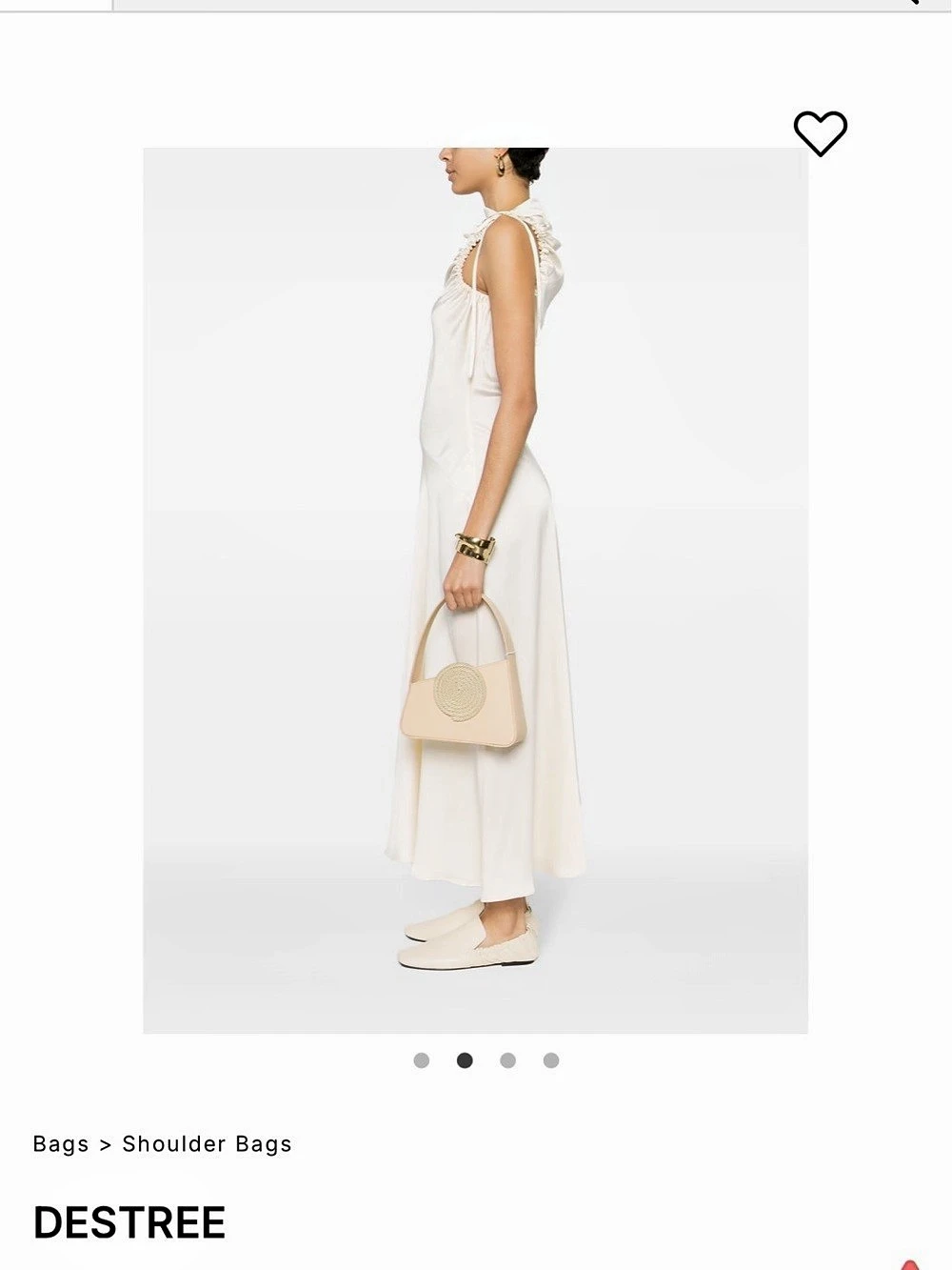 Destree Albert Shoulder Bag Beige Like New — image 3 of 8